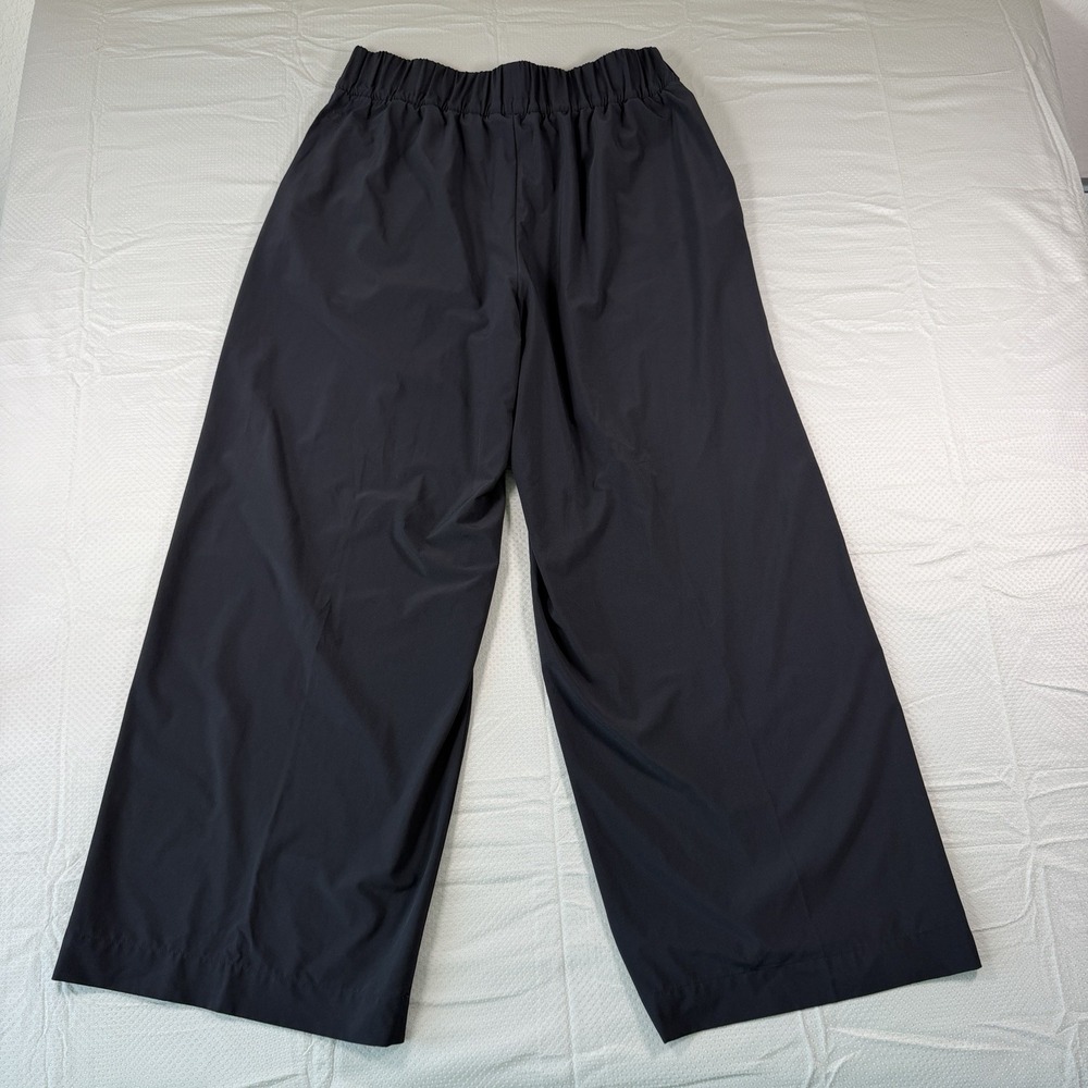All in Motion Womens Wide Leg Pants XL Black Stretch Athletic Lounge Drawstring - Picture 10 of 10